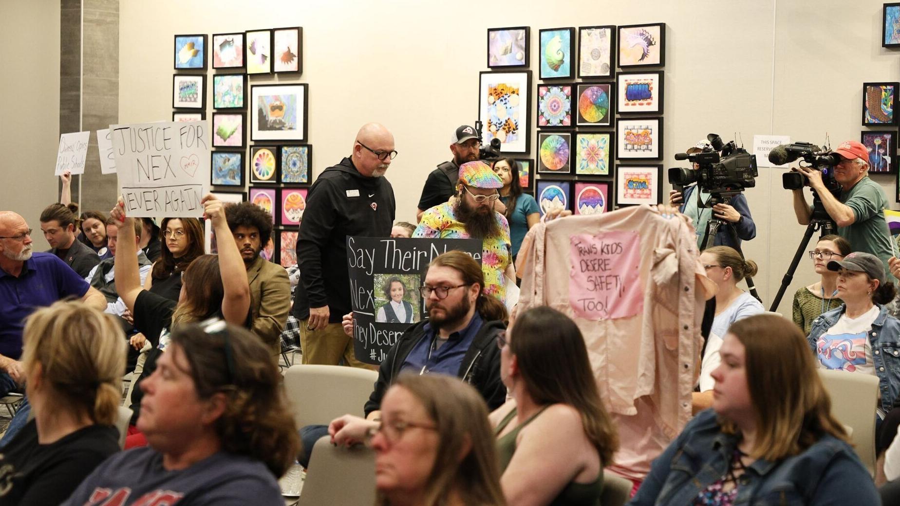 Owasso school board hears concerns about bullying, response to Nex Benedict's death